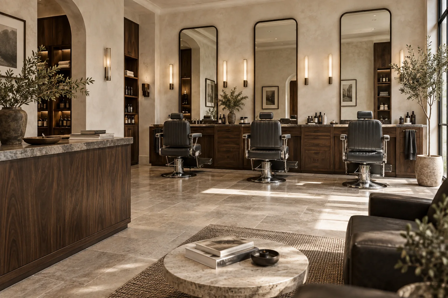 Immagine illustrativa di un salone premium
